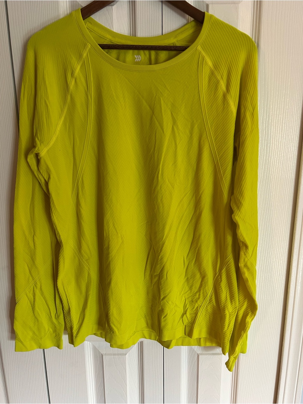 all in motion Neon Yellow Long-Sleeve Performance Top